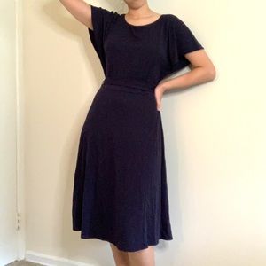 Ann Taylor Navy Blue Dress